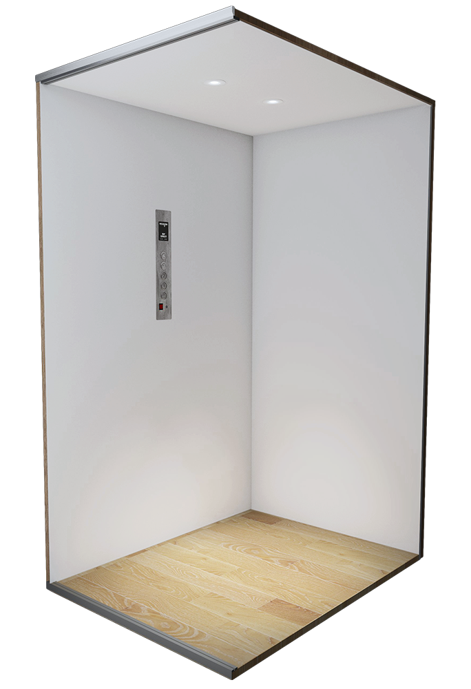 cab style 100 for custom home elevator