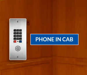 phone in elevator cab