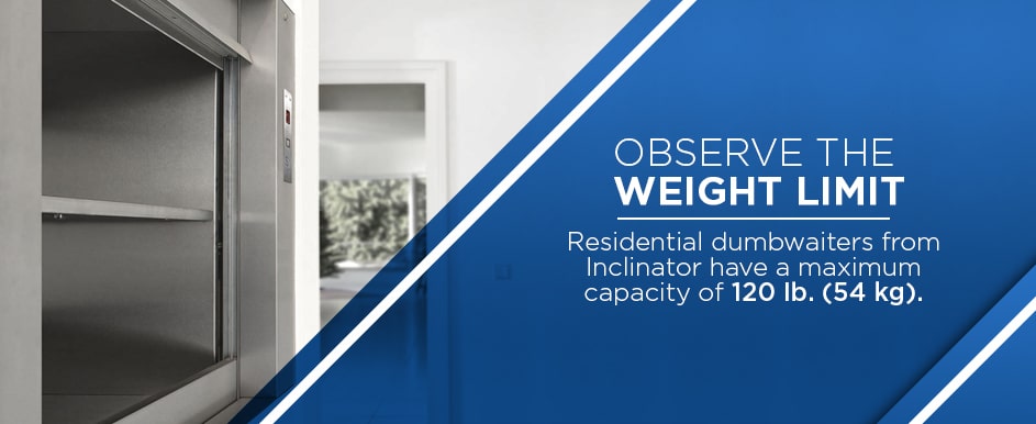 dumbwaiter weight limits