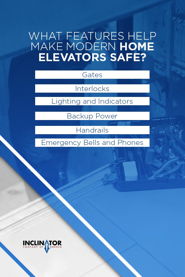 safety features in home elevators